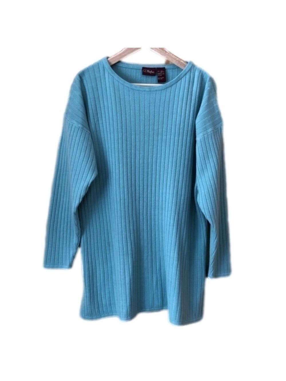 Vintage C.C. Hughes oversized soft ribbed knit sweater size medium